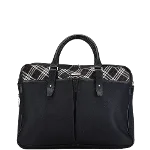 Black Canvas Burberry Briefcase