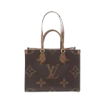 Brown Canvas Louis Vuitton Onthego