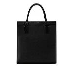 Black Leather Burberry Tote