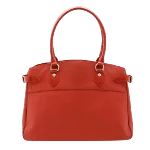 Red Leather Louis Vuitton Passy