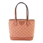 Pink Leather Gucci Ophidia