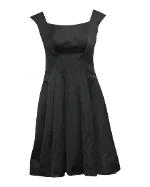 Navy Polyester Zac Posen Dress