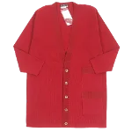 Red Cotton Salvatore Ferragamo Cardigan