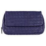 Blue Leather Bottega Veneta Crossbody Bag