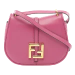 Pink Leather Fendi Crossbody Bag