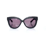 Black Leather Linda Farrow Glasses