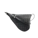 Black Leather Bottega Veneta Shoulder Bag