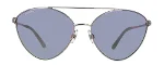 Silver Metal Swaroski Sunglasses