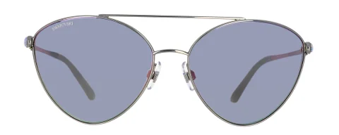 Grey Metal Swaroski Sunglasses