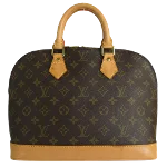 Brown Canvas Louis Vuitton Alma