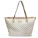 White Leather Kate Spade Tote