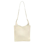 White Leather The Row Shoulder Bag