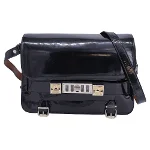 Black Leather Proenza Schouler Shoulder Bag