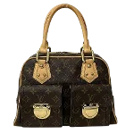 Brown Canvas Louis Vuitton Manhattan