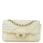 Beige Leather Chanel Handbag