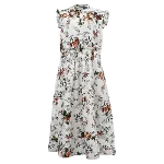 Multicolor Cotton Erdem Dress