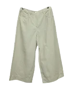 White Cotton Kenzo Pants