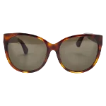 Brown Plastic Gucci Sunglasses