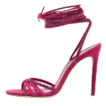 Pink Suede Paris Texas Sandals