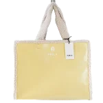 Yellow Leather Furla Tote