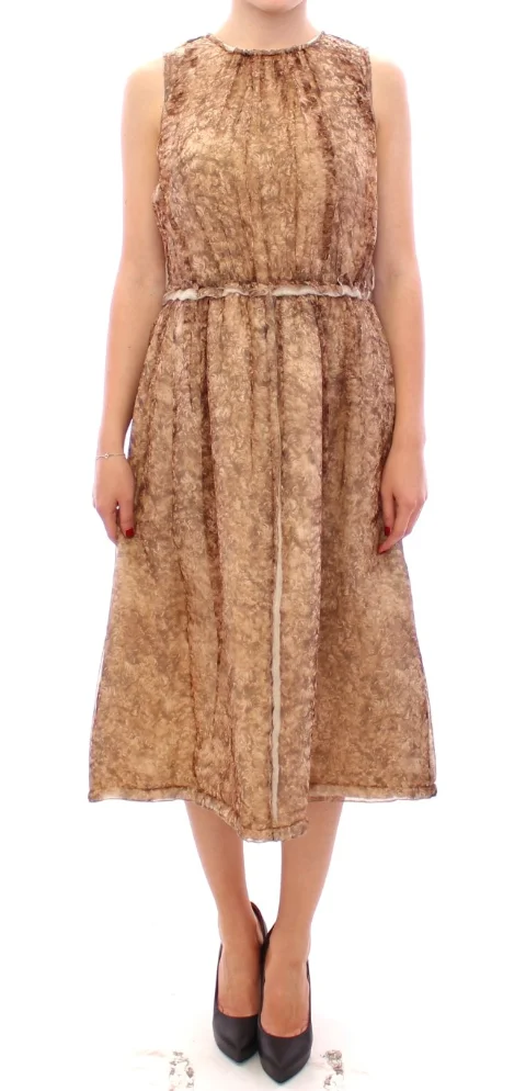 Brown Fabric Dolce & Gabbana Dress