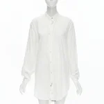 White Cotton Saint Laurent Shirt