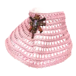 Pink Raffia Louis Vuitton Hat