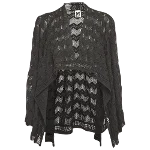 Black Fabric Missoni Cardigan