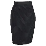 Black Wool Moschino Skirt