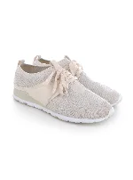 Grey Canvas UGG Sneakers