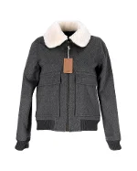 Grey Wool A.P.C. Jacket