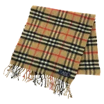 Brown Wool Burberry Scarf