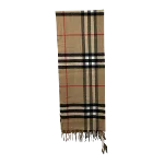 Beige Cashmere Burberry Scarf