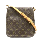 Brown Canvas Louis Vuitton Musette Salsa