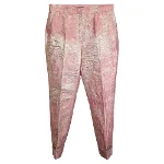 Pink Polyester Dolce & Gabbana Pants