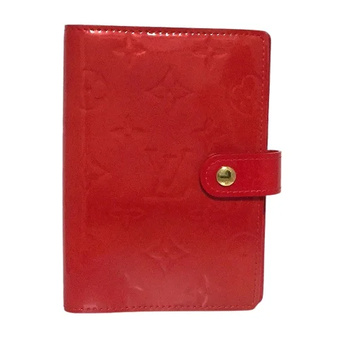 Red Leather Louis Vuitton Agenda