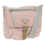 Pink Nylon Prada Shoulder Bag