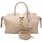 Beige Leather Yves Saint Laurent Handbag