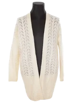 Beige Wool Sézane Cardigan