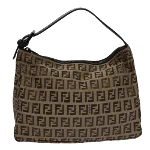 Beige Canvas Fendi Handbag