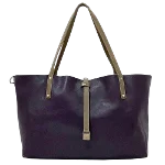 Purple Leather Tiffany & Co. Tote