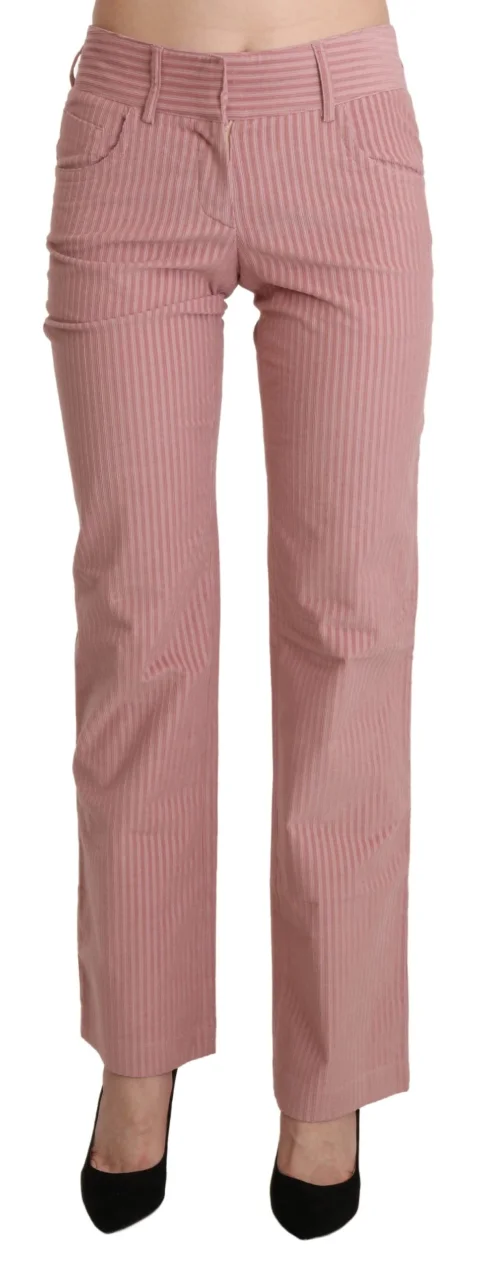 Pink Cotton Ermanno Scervino Pants