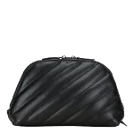 Black Plastic Yves Saint Laurent Pouch