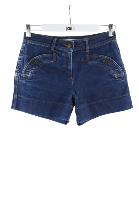 Blue Cotton Chloé Shorts