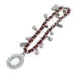 Red Metal Miu Miu Necklace