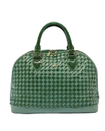 Green Suede Bally Handbag