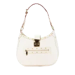 White Leather Louis Vuitton Suhali