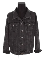 Black Cotton Anine Bing Jacket