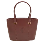 Burgundy Leather Cartier Tote