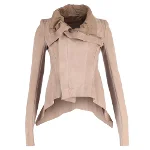 Beige Suede Rick Owens Jacket